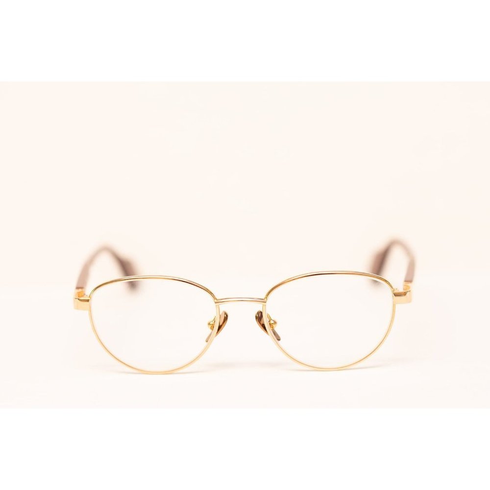 24k Pink Gold Unisex Burgundy Optic Eyewear - Delixs Tentation DX004 04 VP00